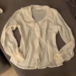 100% silk sheer Escada blouse